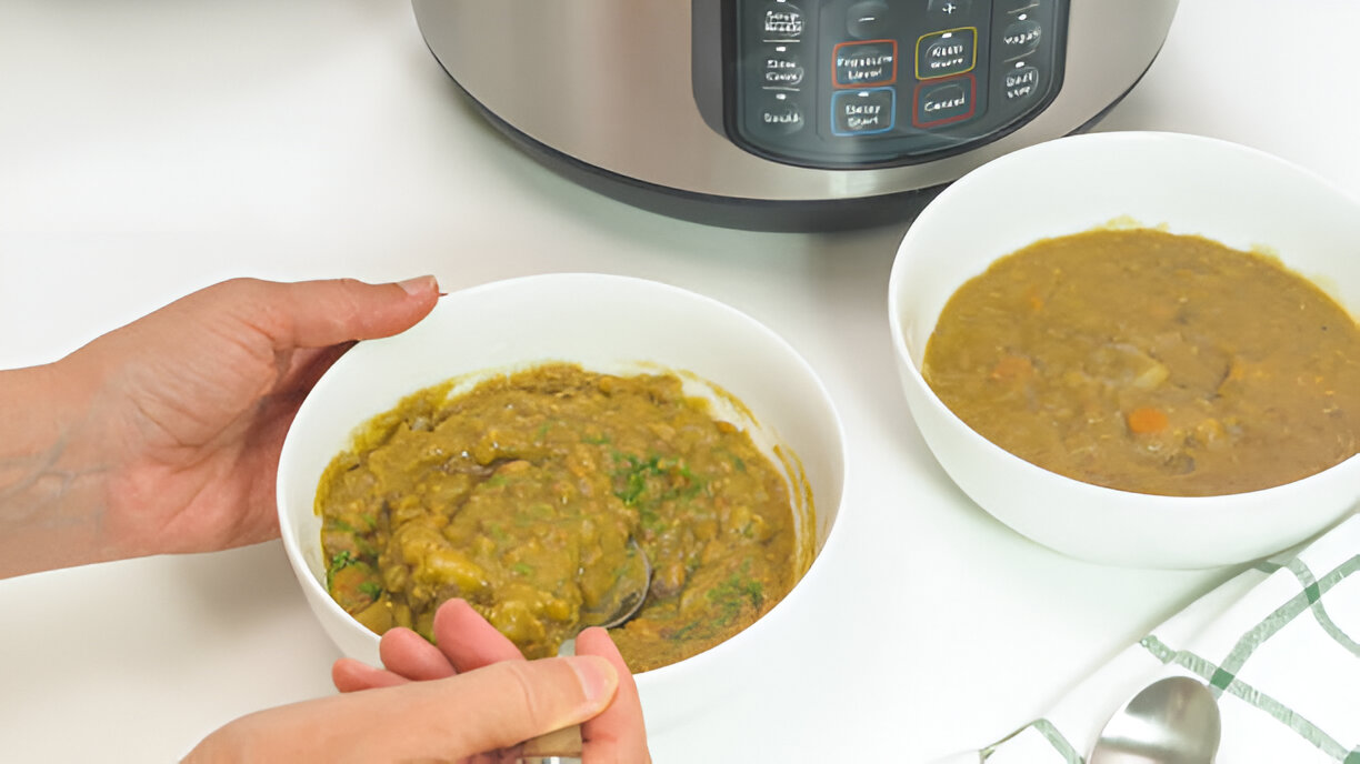 Easy Instant Pot Green Moong Dal
