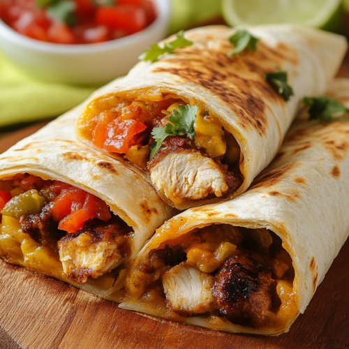 Chicken Chimichangas