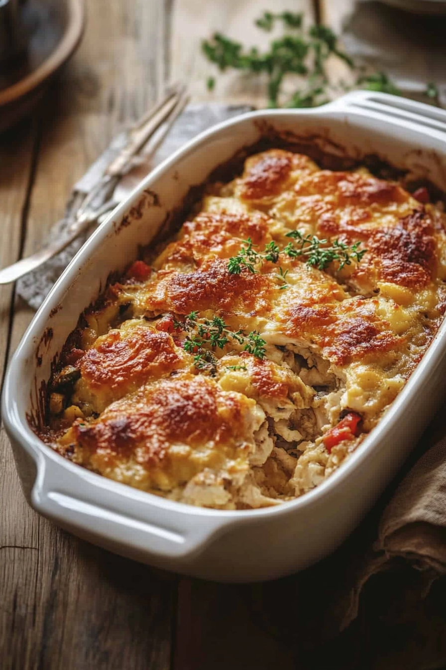 Chicken Cordon Bleu Casserole
