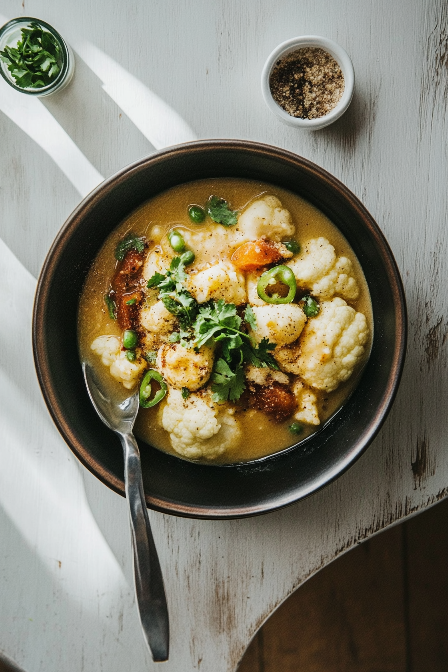 Instant Pot Vegan Cauliflower Soup