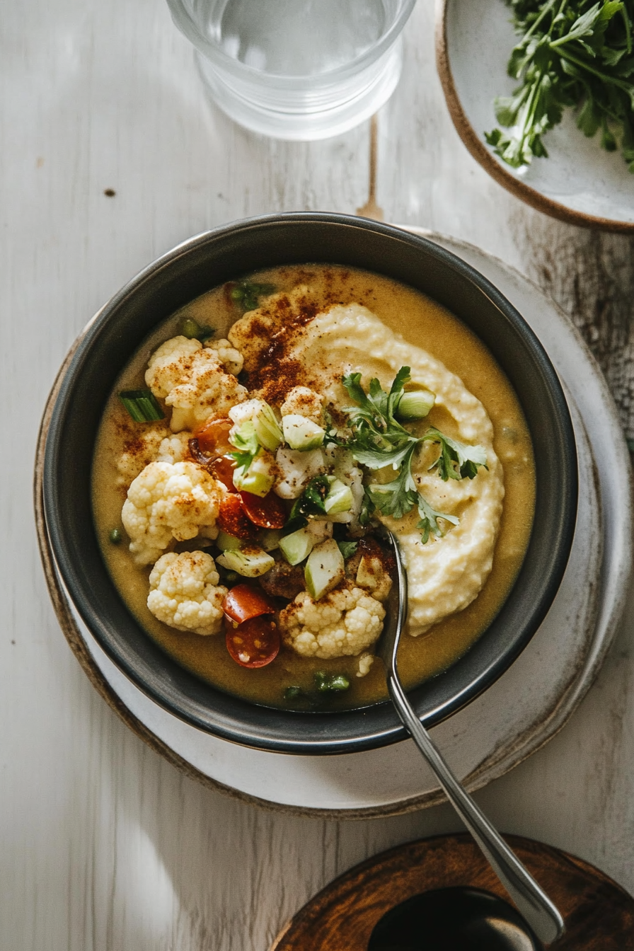 Instant Pot Vegan Cauliflower Soup