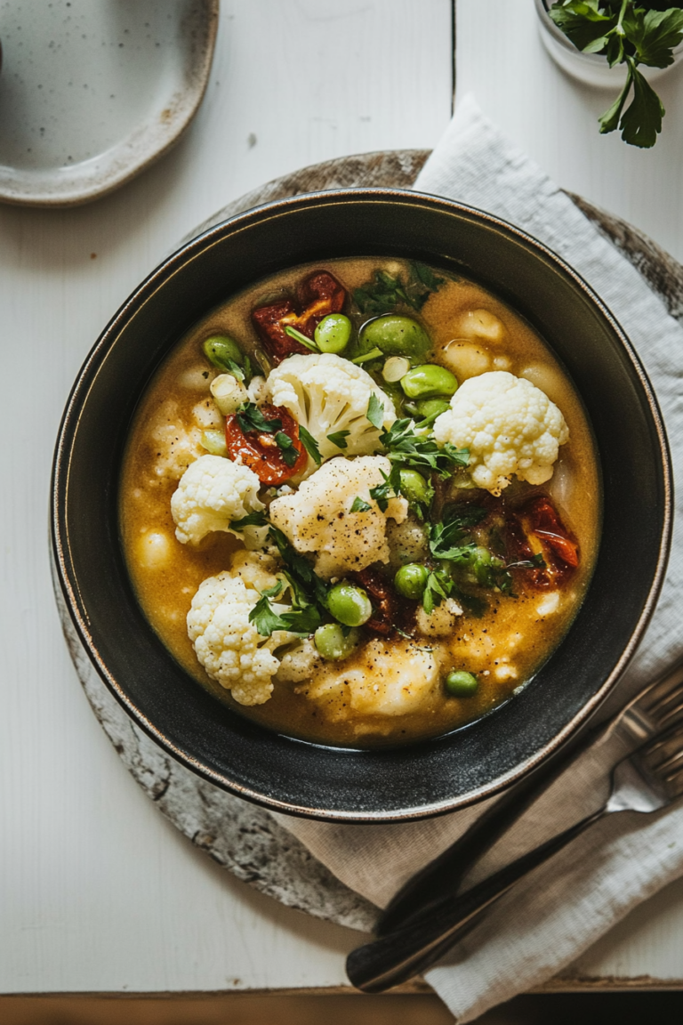 Instant Pot Vegan Cauliflower Soup