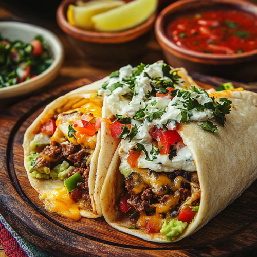 Nacho Cheese Beef Wrap