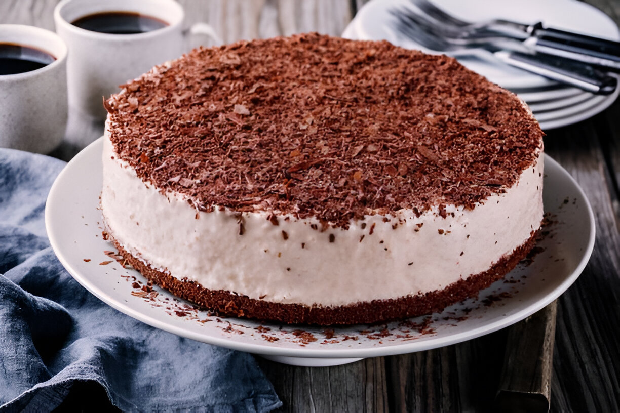 No-Bake Chocolate Cheesecake
