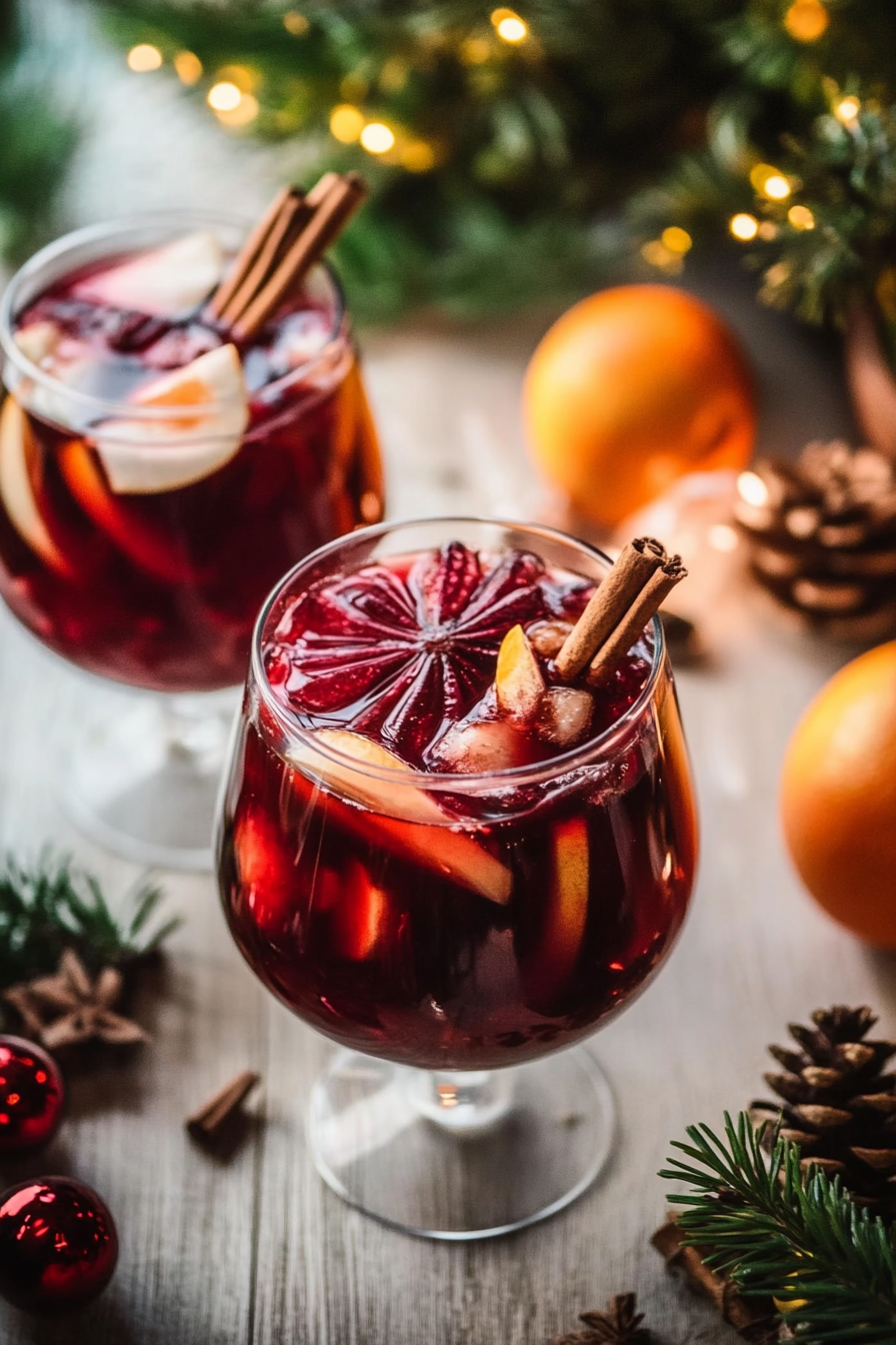NonAlcoholic Christmas Sangria