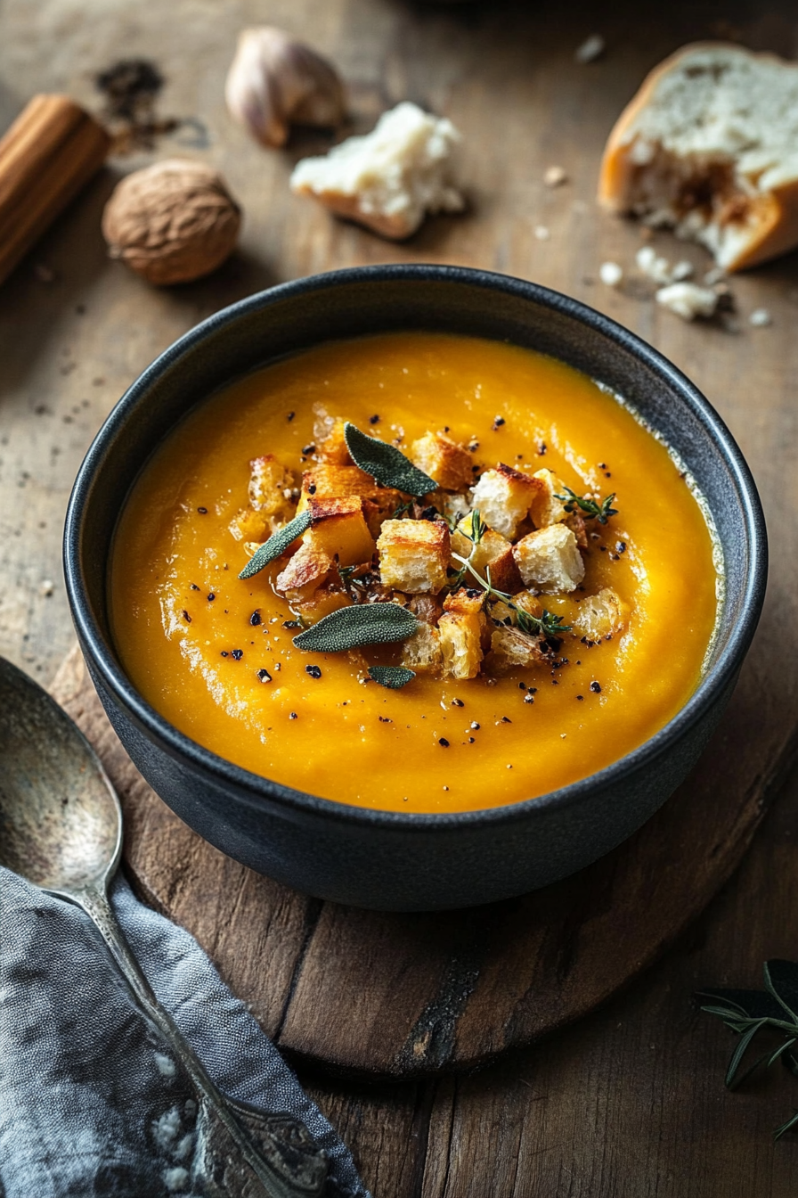 Roasted Acorn Squash Soup