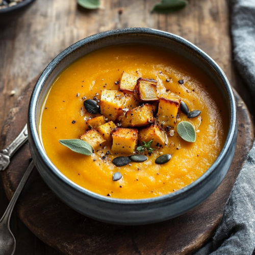 Roasted Acorn Squash Soup