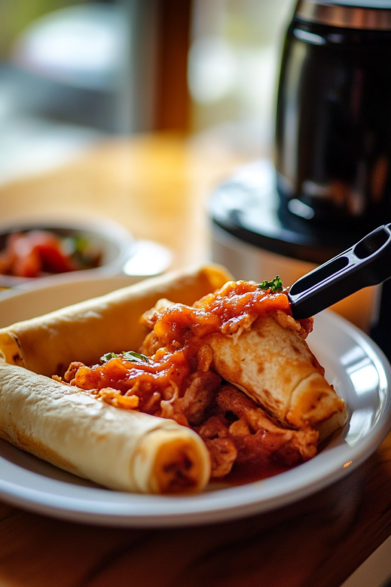 Vegan Air Fryer Taquitos