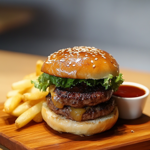 air fryer hamburgers