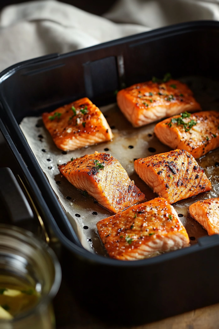 air fryer salmon bites