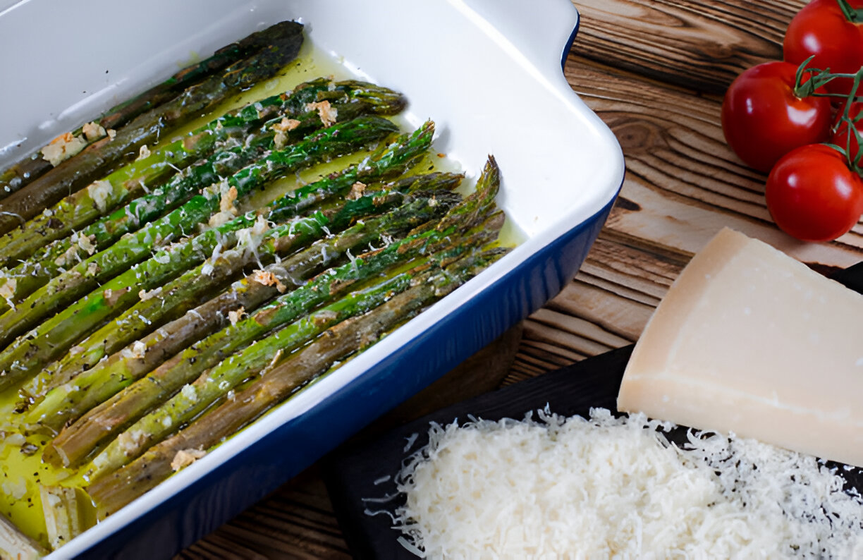 cheesy asparagus