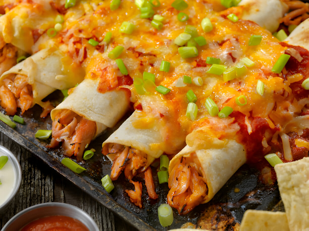 cheesy chicken enchiladas