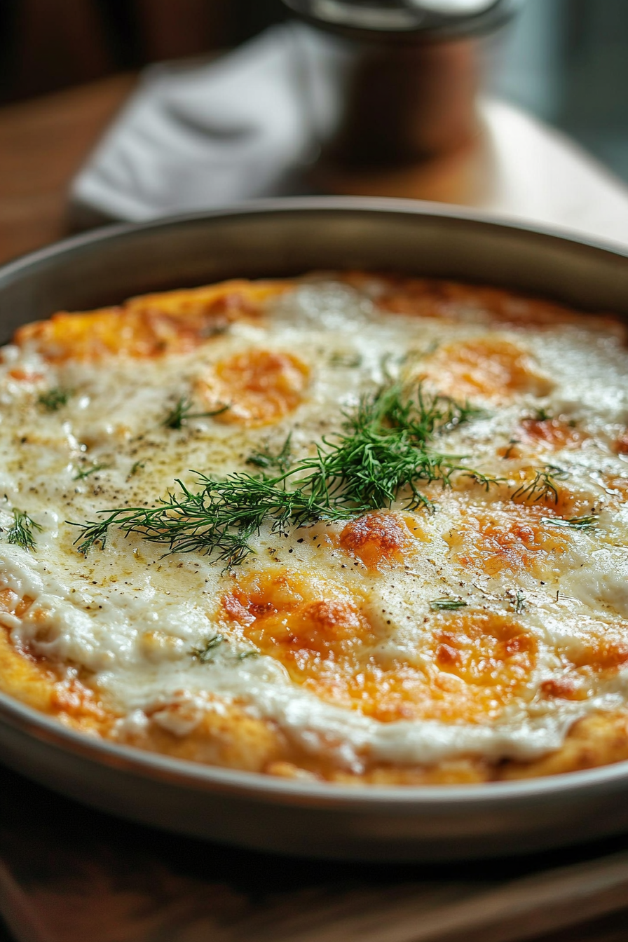 cheesy eggs