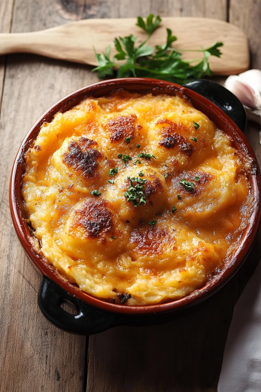 cheesy mississippi mud potatoes