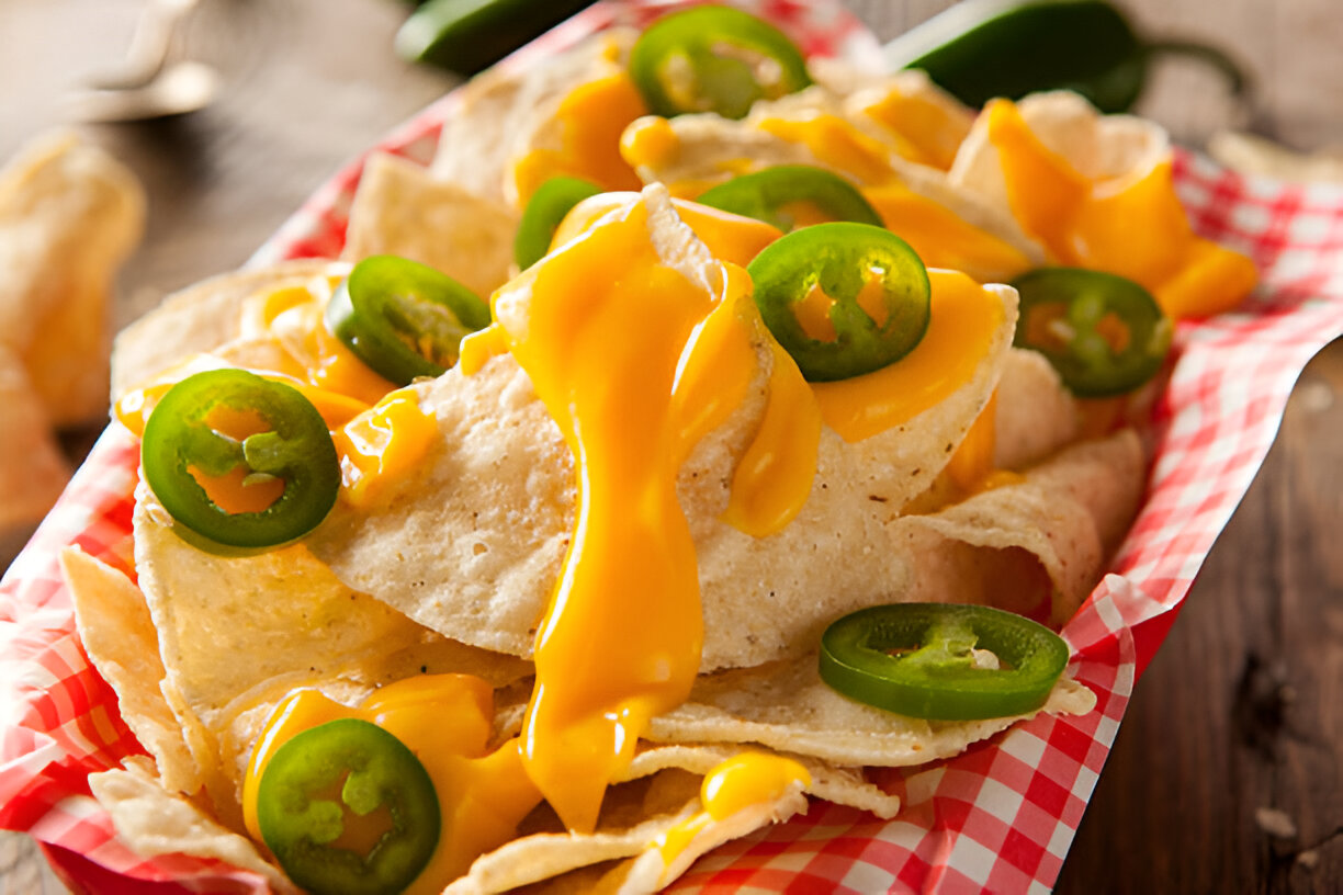 cheesy nachos