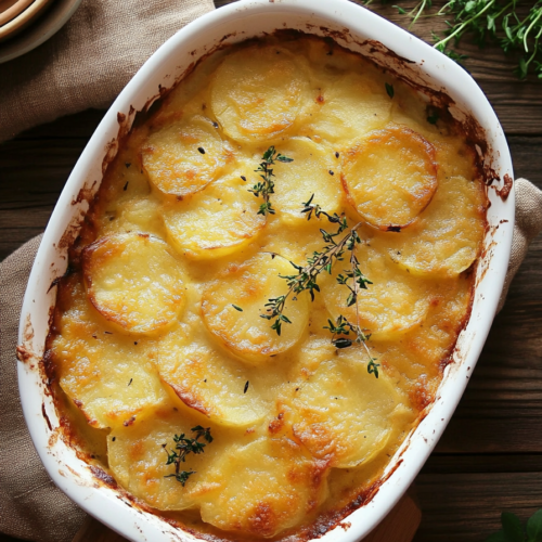 cheesy oven potatoes