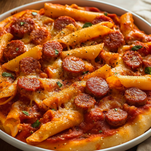 cheesy sausage pasta