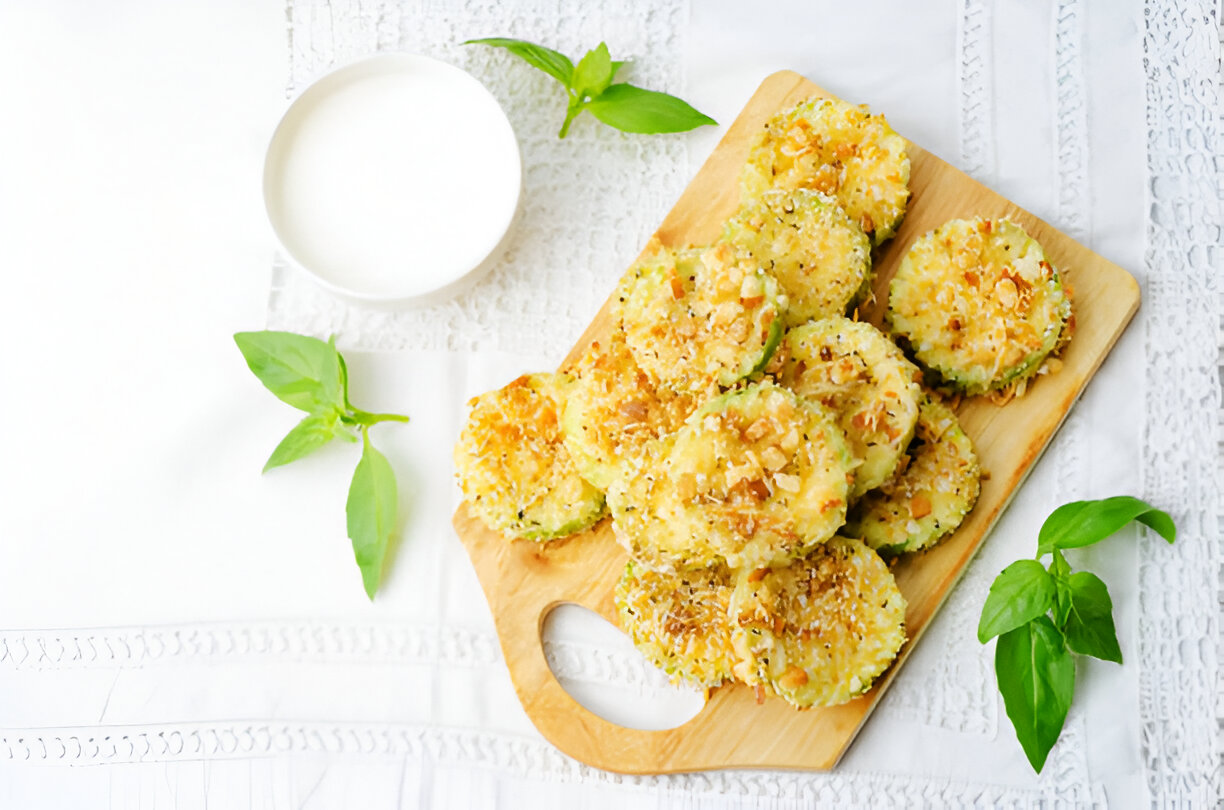 cheesy zucchini bites