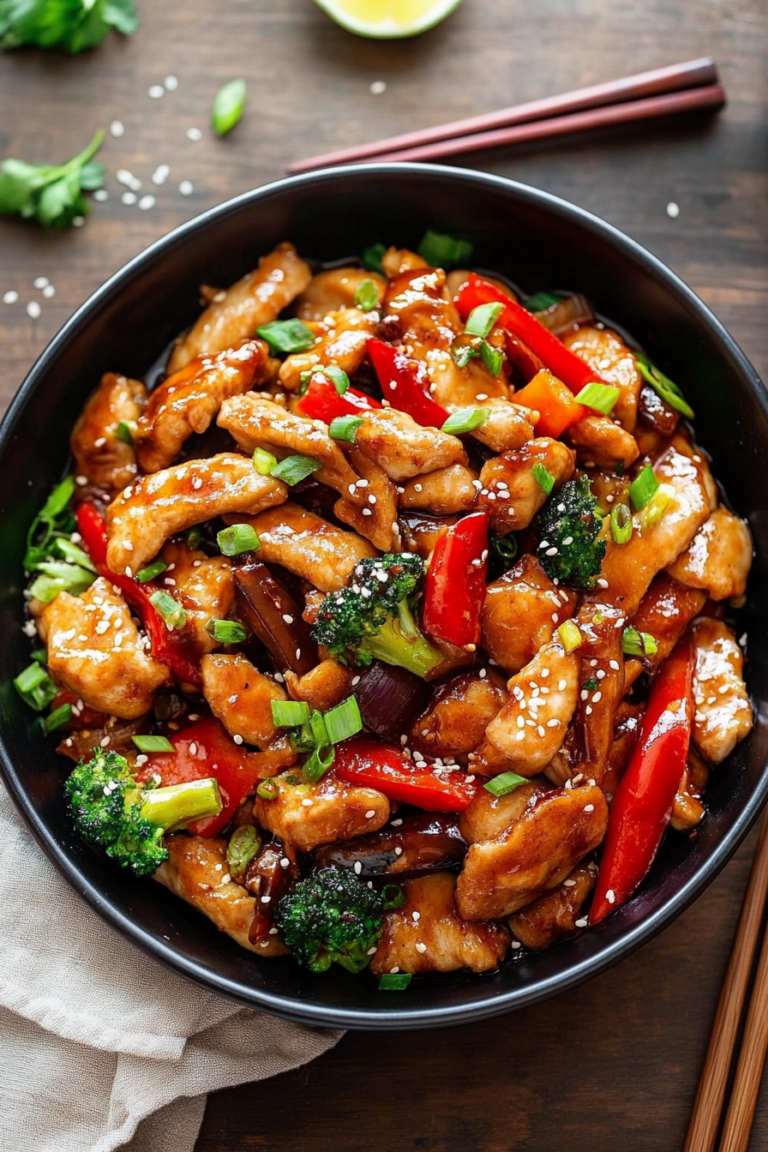 chicken stir fry with vegetables
