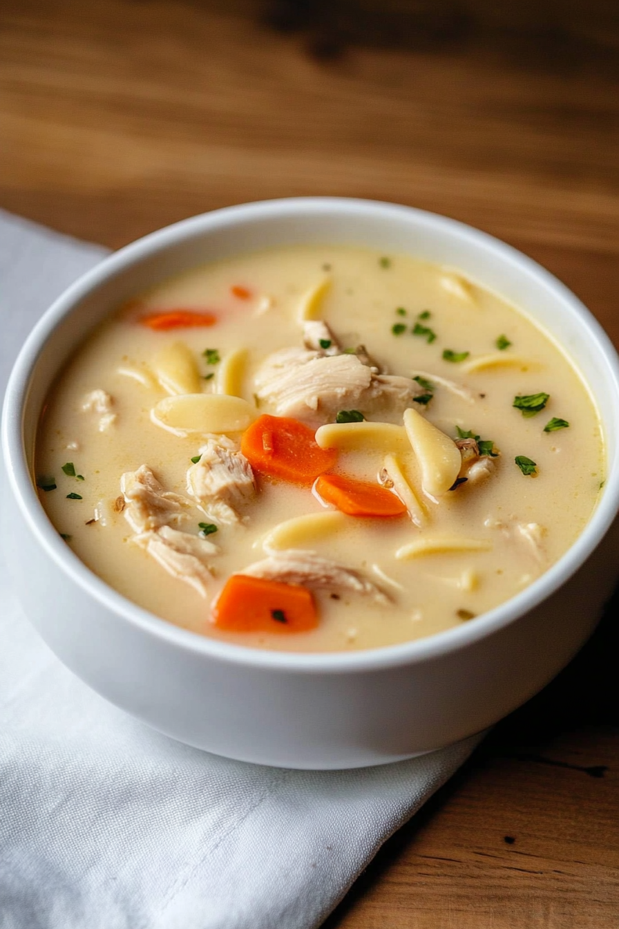 creamy chicken noodle soup