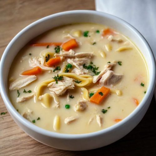 creamy chicken noodle soup