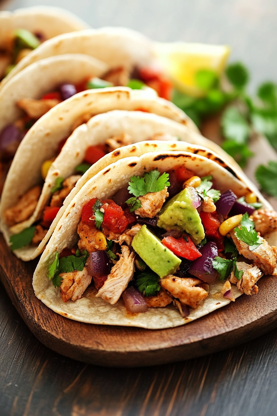 crockpot chicken tacos