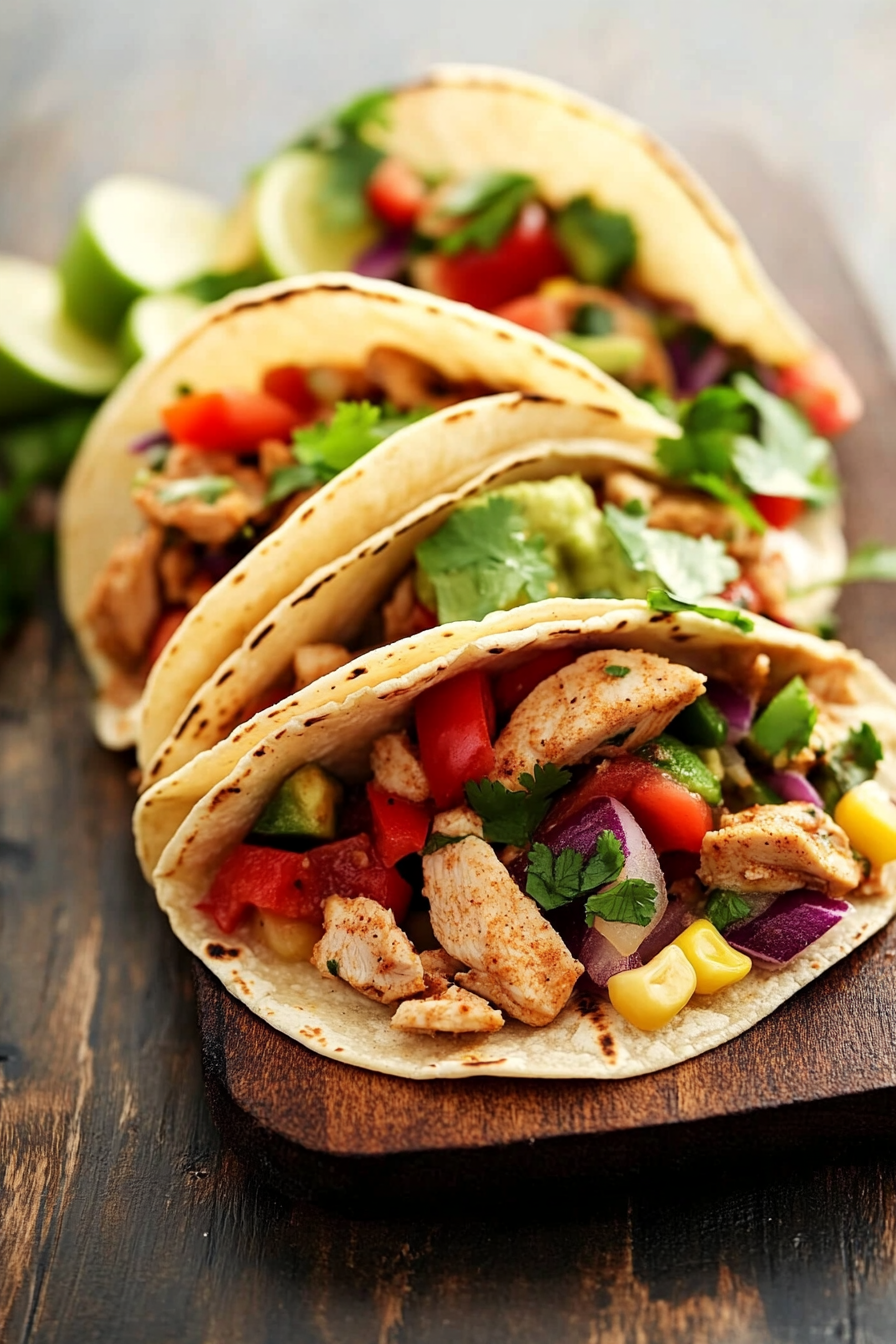 crockpot chicken tacos