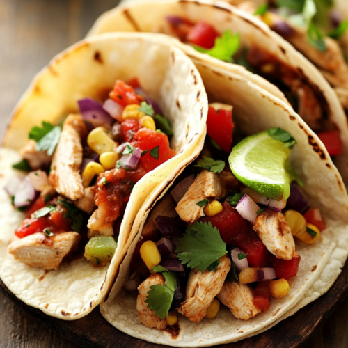 crockpot chicken tacos