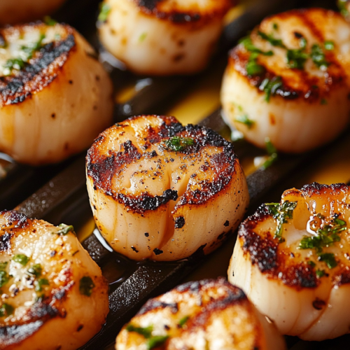 grilled scallops