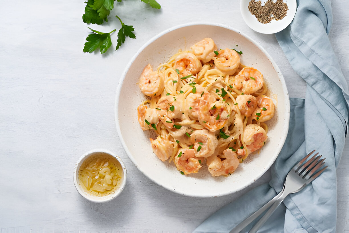 pasta with shrimp