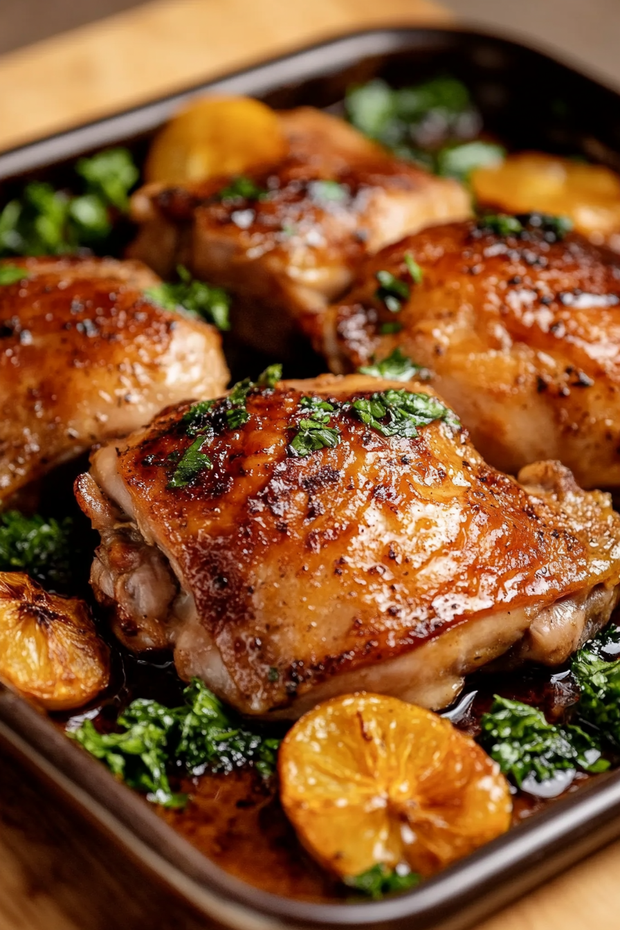 sheet pan chicken thighs