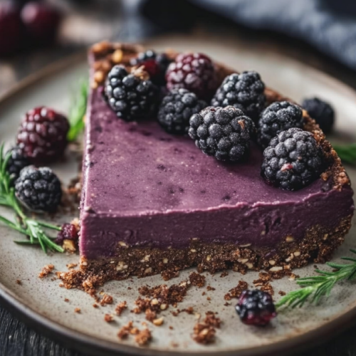 Blackberry Pistachio Cheesecake Bars