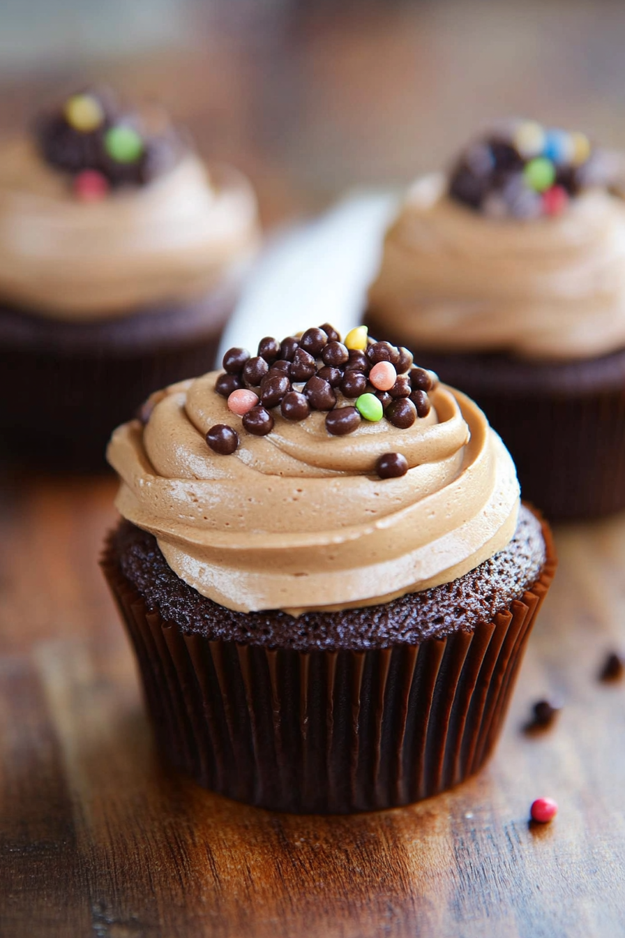 Boston Cream Cupcakes