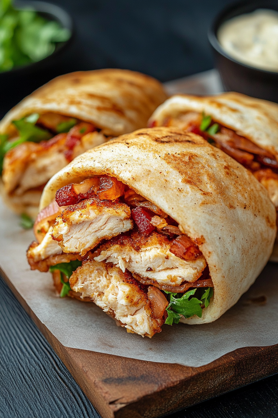 Chicken Bacon Ranch Wraps