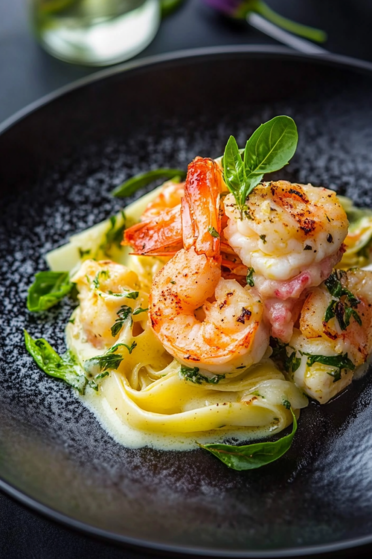 Crab Fettuccine Alfredo