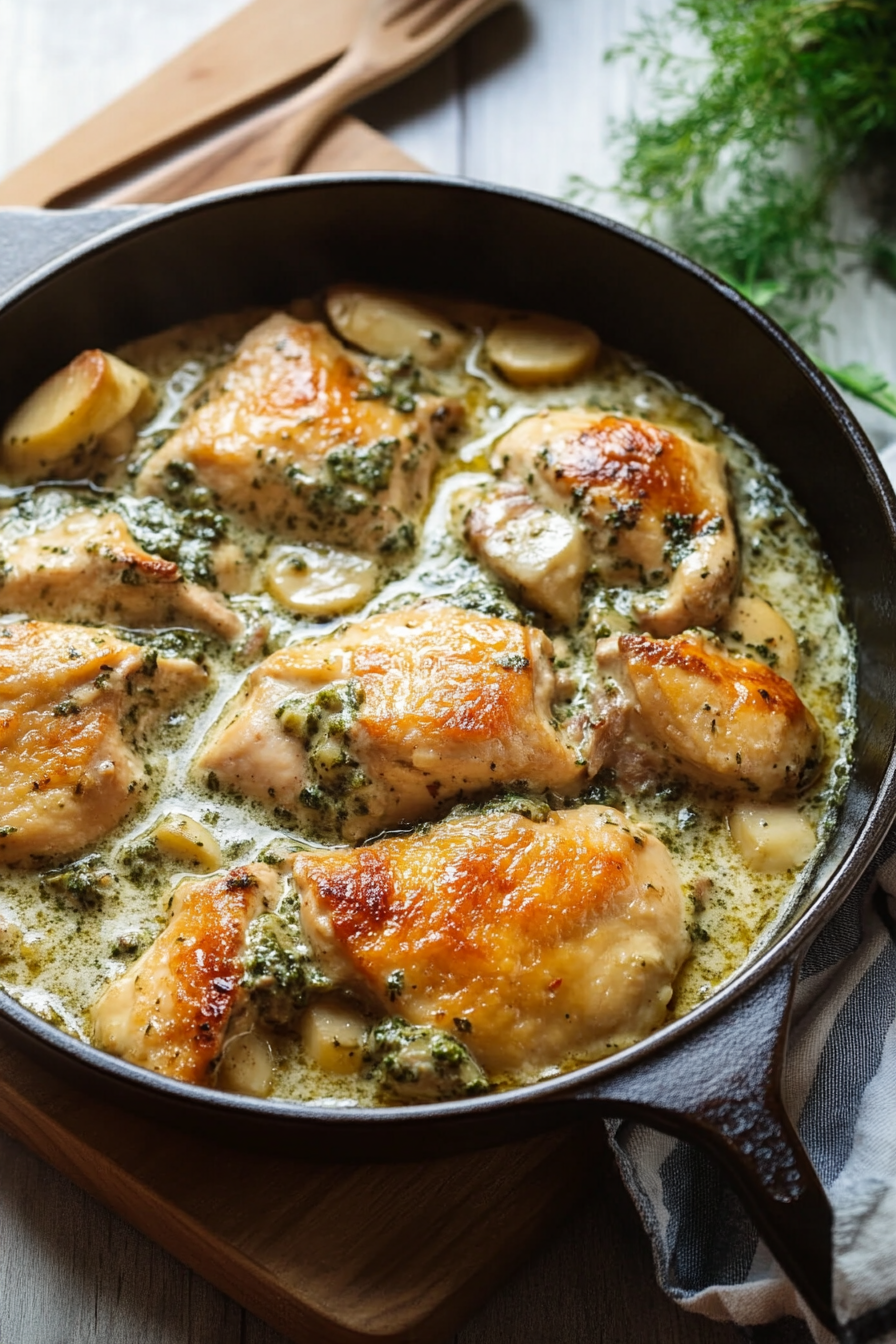 Creamy Pesto Chicken