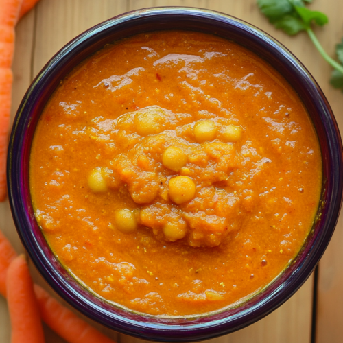 Instant Pot Spicy Vegan Carrot Soup