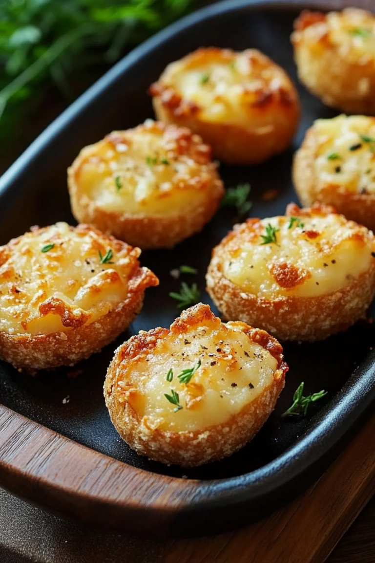 Mini Baked Parmesan Potato Rounds