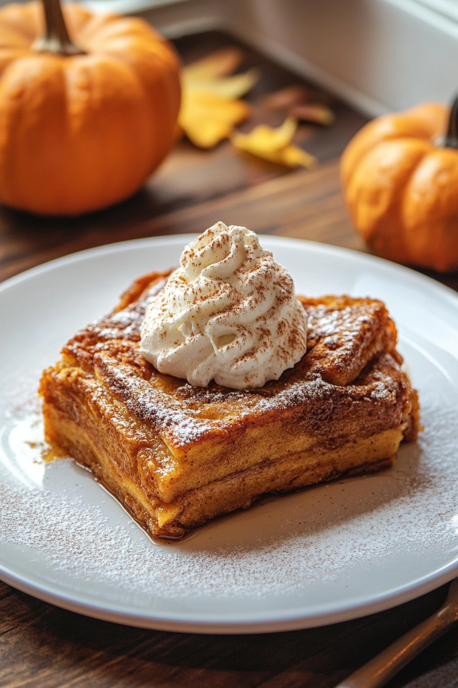 Pumpkin Pie French Toast
