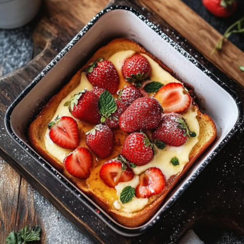 Strawberry French Toast Casserole