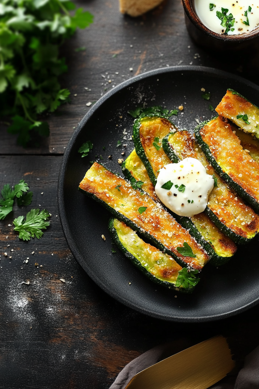 air fryer zucchini fries