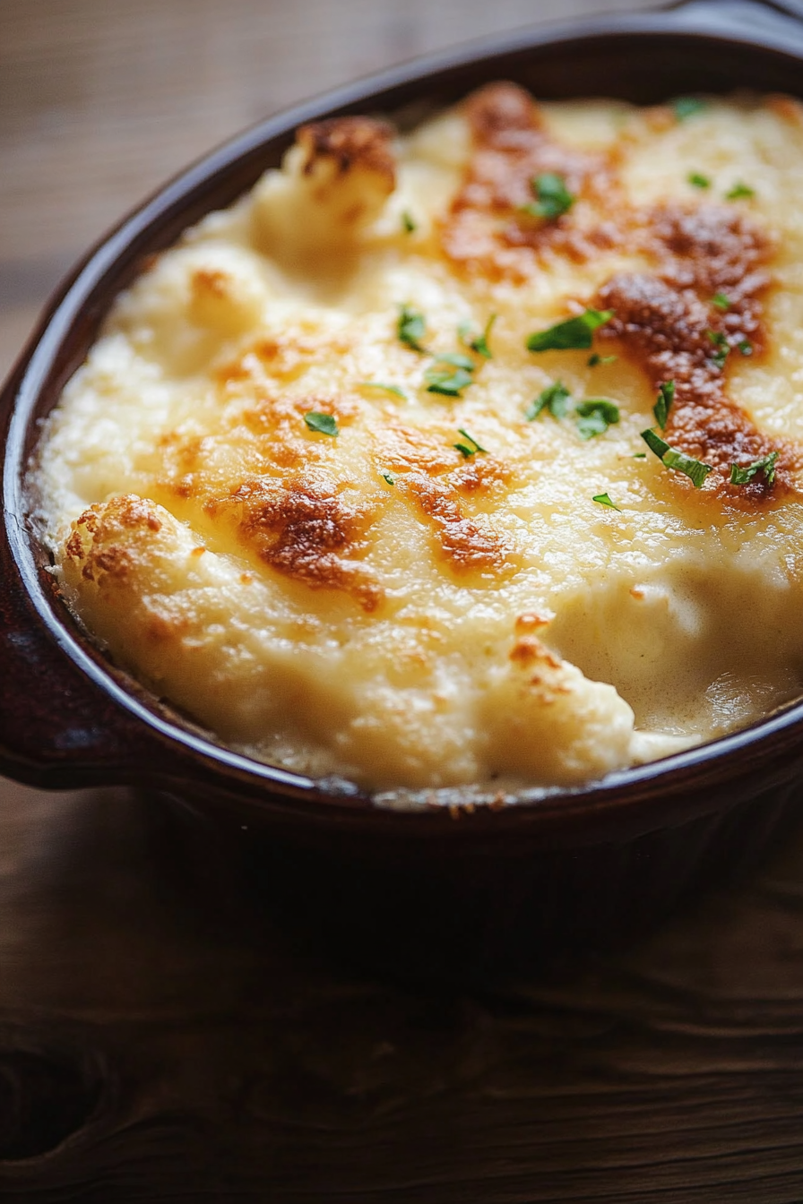 cheesy cauliflower