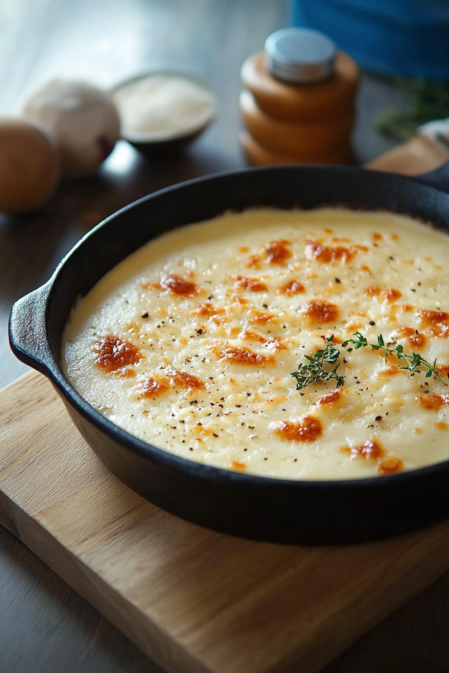 cheesy white sauce