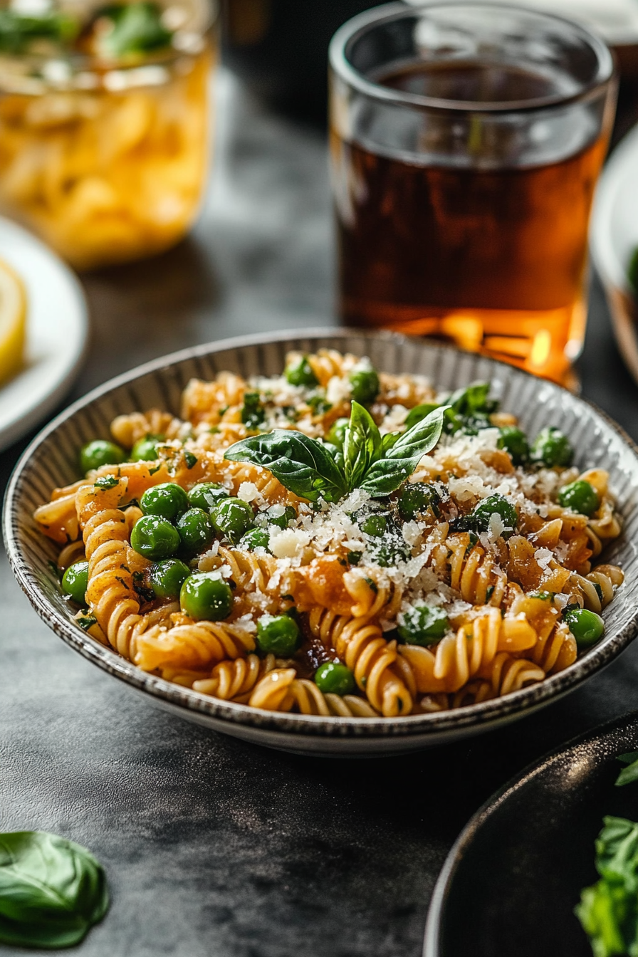 pasta with peas