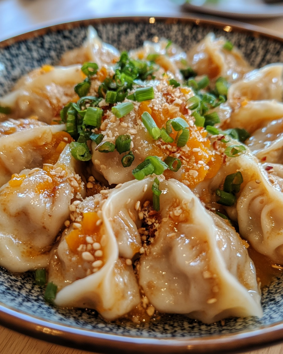 Chicken And Pumpkin Dumplings taken with iphone 15 pro max --iw 2 --ar 4:5 --v 6.1 --raw