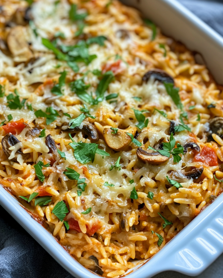 Easy Dump And Bake Tuscan Orzo taken with iphone 15 pro max --iw 2 --ar 4:5 --v 6.1 --raw