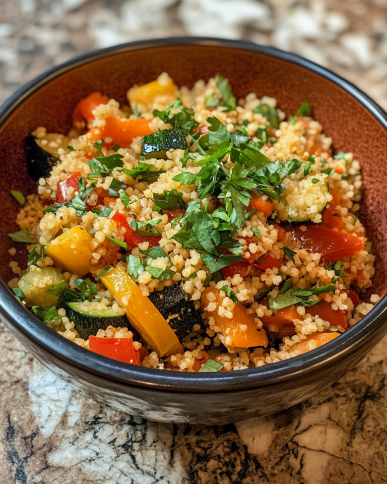 Herbed Couscous With Vegetarian Veggies taken with iphone 15 pro max --iw 2 --ar 4:5 --v 6.1 --raw