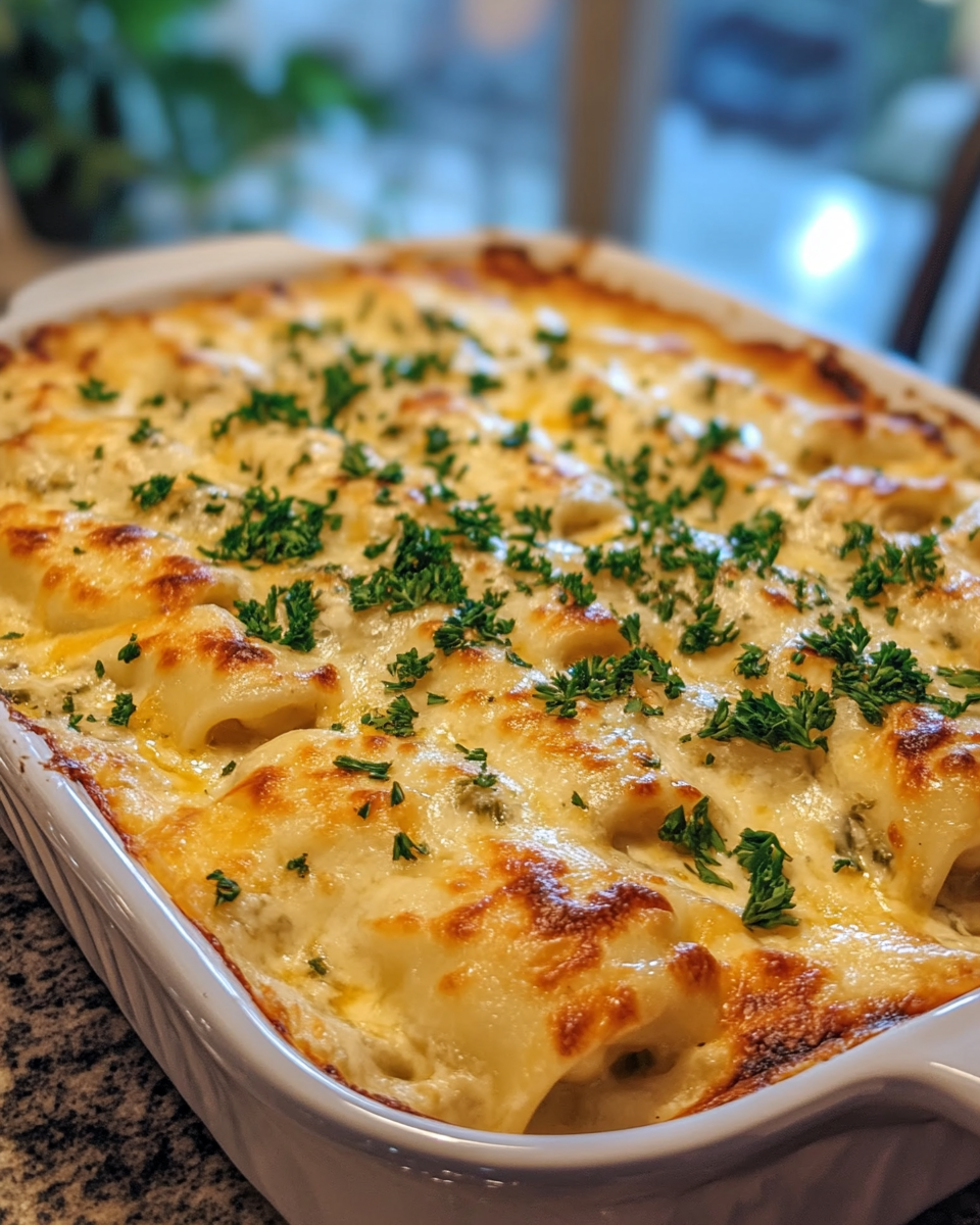 Pierogi Casserole taken with iphone 15 pro max --iw 2 --ar 4:5 --v 6.1 --raw