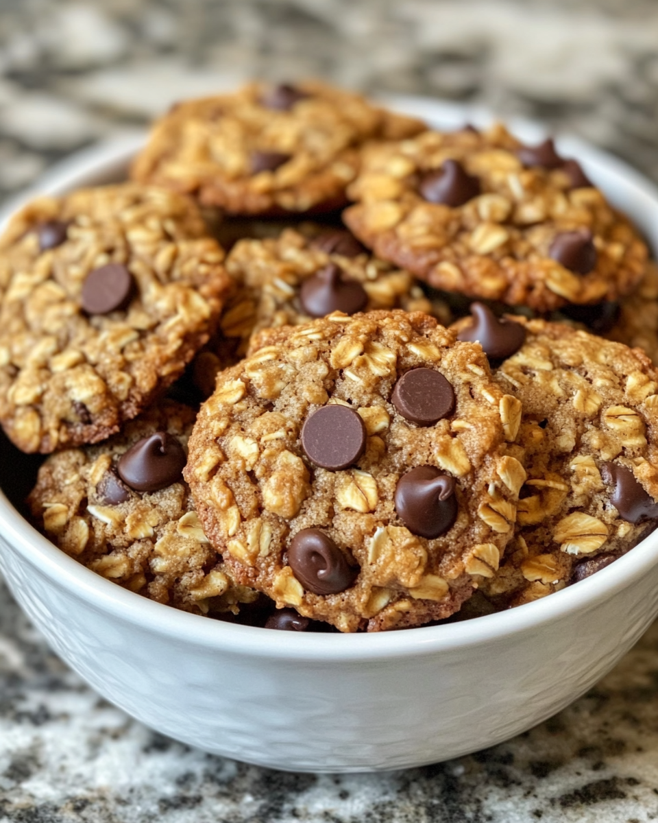 Ingredients for pumpkin chocolate chip oatmeal cookies mixed