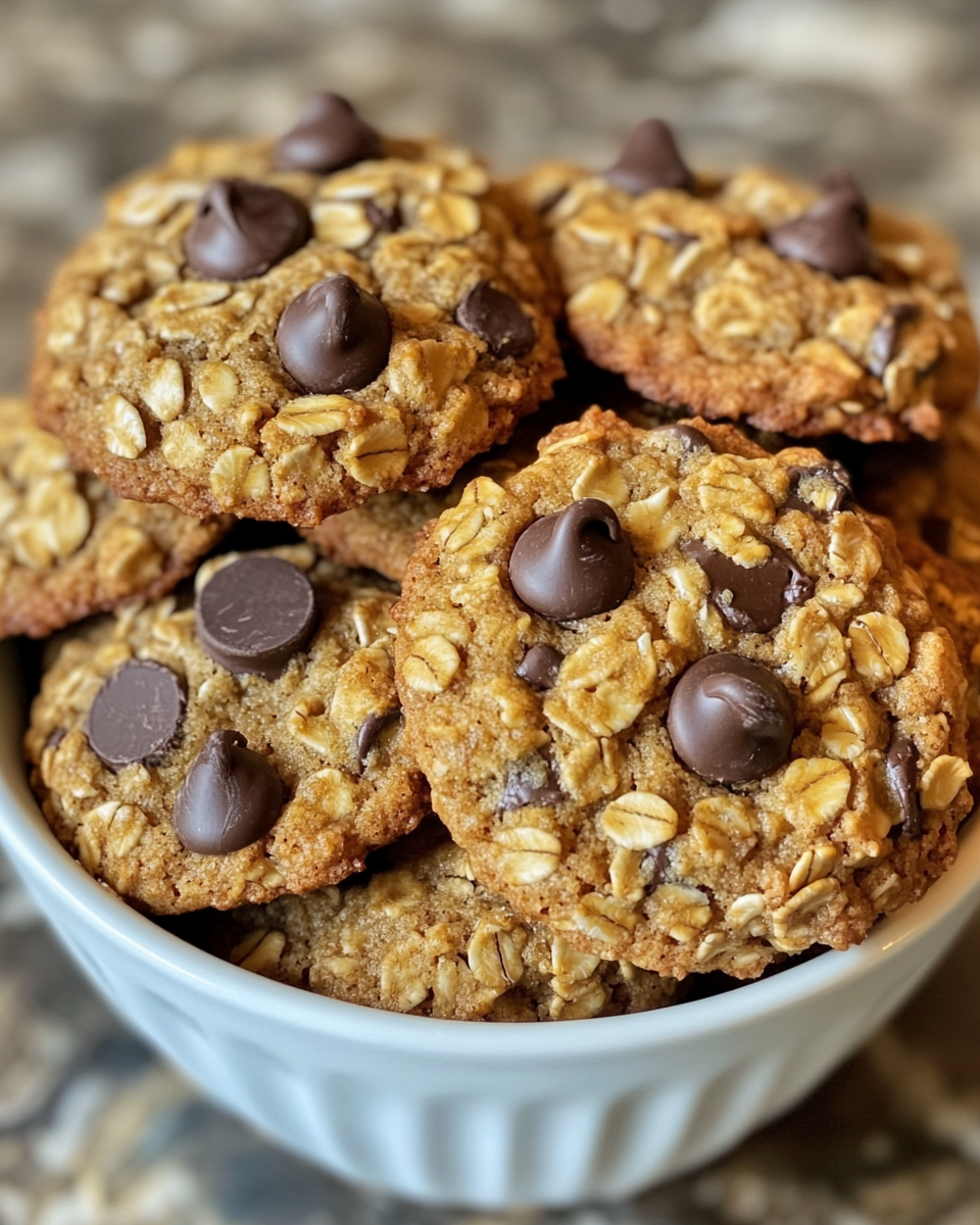 Pumpkinchocolate Chip Oatmeal Cookies taken with iphone 15 pro max --iw 2 --ar 4:5 --v 6.1 --raw
